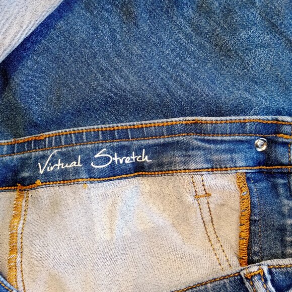 DG2 Diane Gilman Jeans   6P   Virtual Stretch   Rolled Bootcut Crop  Pull-On VGC - Picture 13 of 13